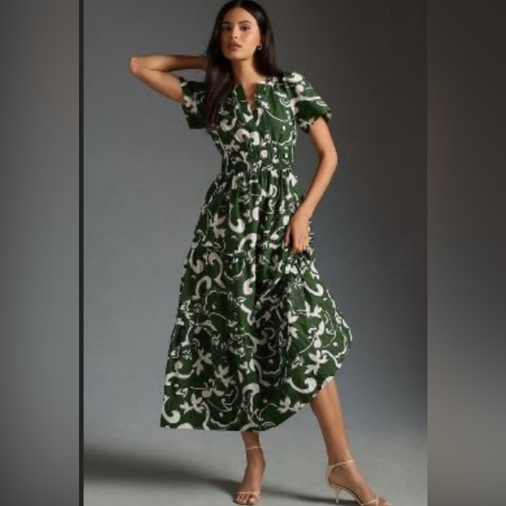 Floral maxi dress with pockets - Anthropologie Somerset